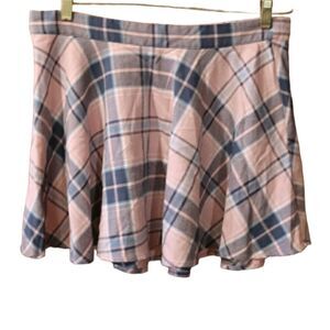 Aeropostale Pink Plaid Mini Skirt School Girl Soft Girl Y2K XL
